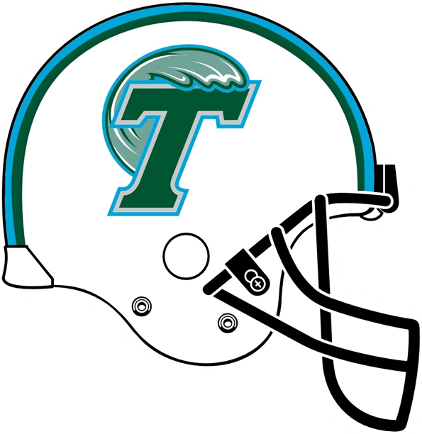 Tulane Green Wave 1998-Pres Helmet Logo v2 diy DTF decal sticker